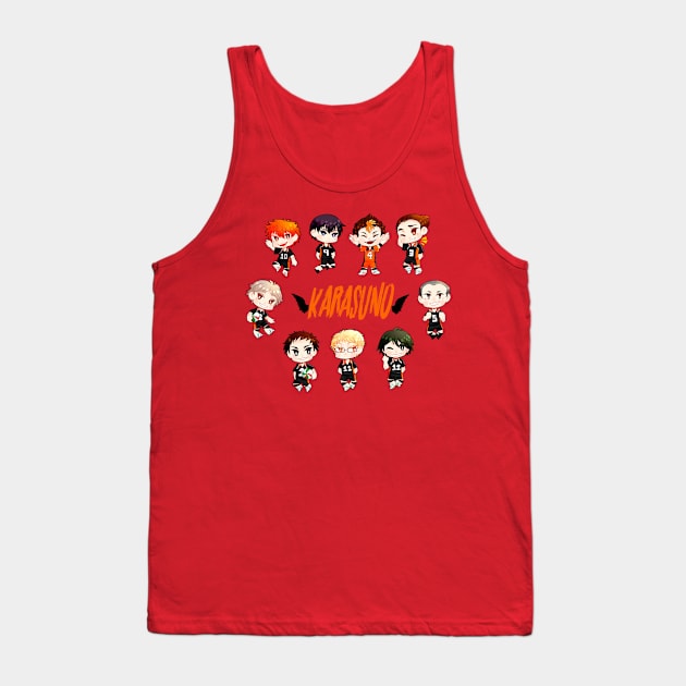 Karasuno Tank Top by Techagau